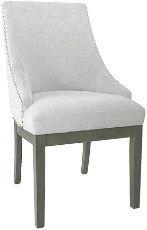 HomePop Home Decor | Upholstered Anywhere Dining Chair | Accent Chairs for Living Room & Bedroom | Decorative Home Furniture - N