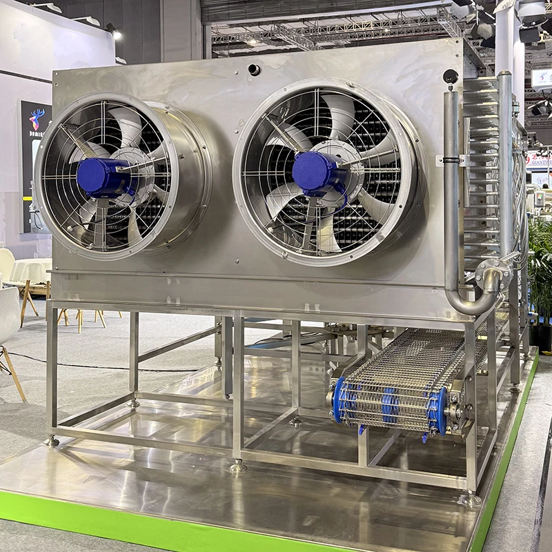 FOODLINE Quick Freezing Machine Industrial Liquid Blast Freezer For Meat Seafood Fast Freezing Processing