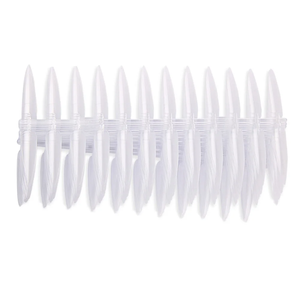 

1Set 20 Panels Nail Tips Show Panel Transparent Slices Ecofriendly Material Salon Nail Polish Display Stand Manicure Tool