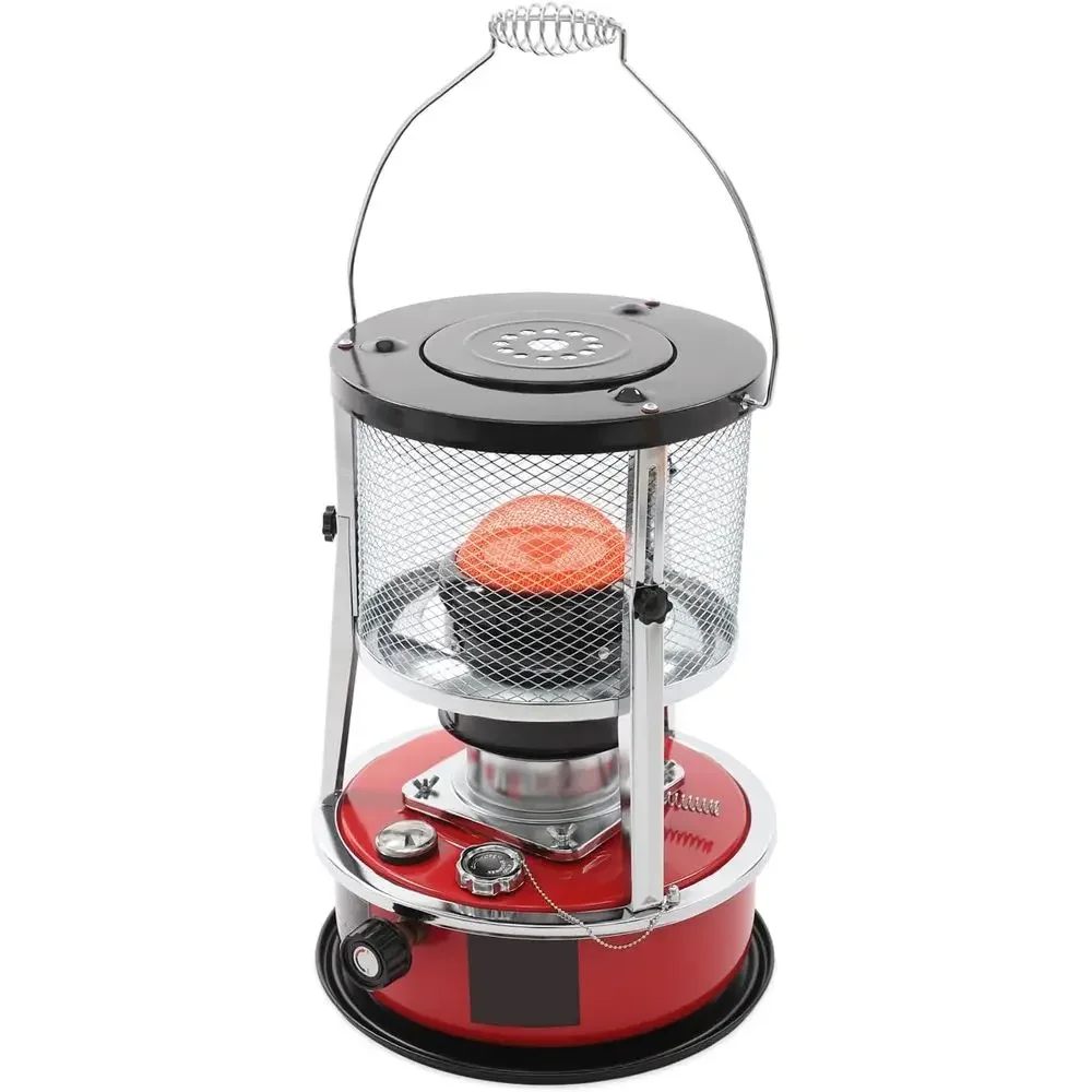 5.2L 8000W Manual Ignition Kerosene Space Heater, Ideal for Workshops, Outdoors, and Uninsulated Spaces