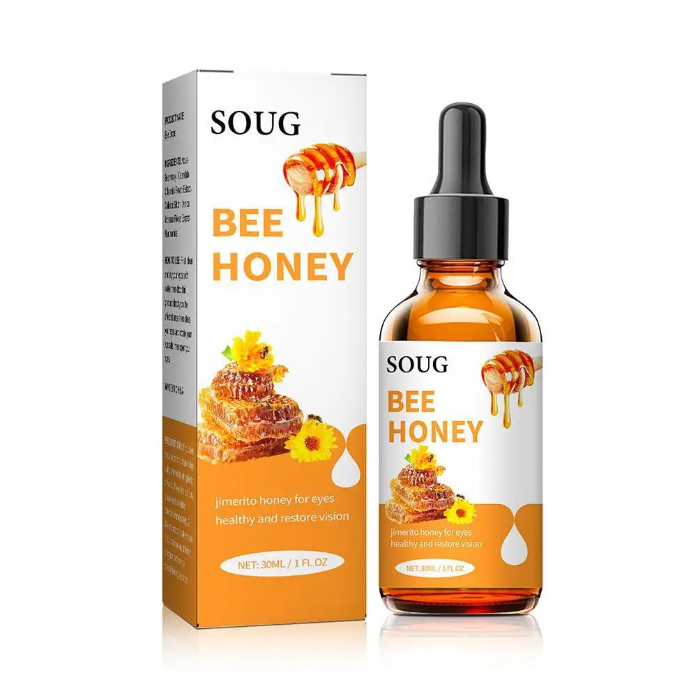 New Jimerito Honey For Eye, Jimerito Honey Eye Drops, Jimerito Bee Honey For Eye, Stingless Bee Honey Eye Drops Body Care 3PCS