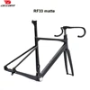 CECCOTTI RF33 T1000 전체 탄소 도로 자전거 프레임 디스크 브레이크 최대 700*32C 자전거 프레임 셋 전체 숨겨진 케이블 디자인 탄소 프레임 6