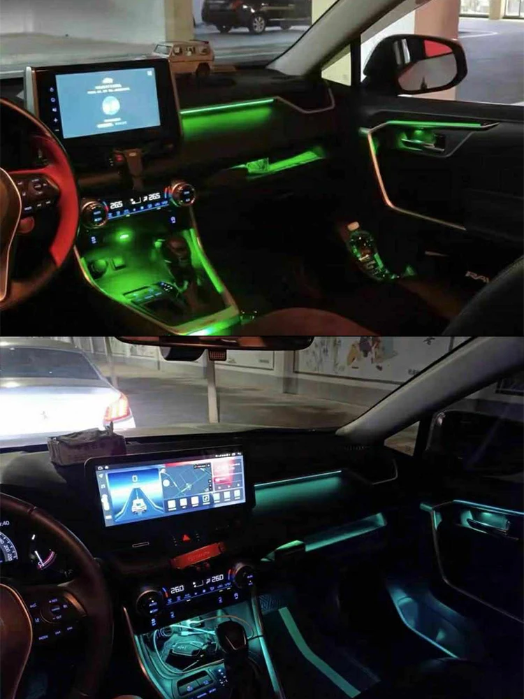 Suitable for 20-22 RAV4 Rongfang/Weilanda Atmosphere Light 1 to 1 Mold Luminous Trim Replacement Panel