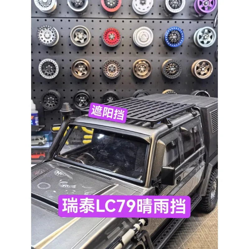 แผ่นบังแดดและกันฝนแบบสมจริง สำหรับ RGT EX86160 1/10 LC79 RC Crawler - อะไหล่ตกแต่ง