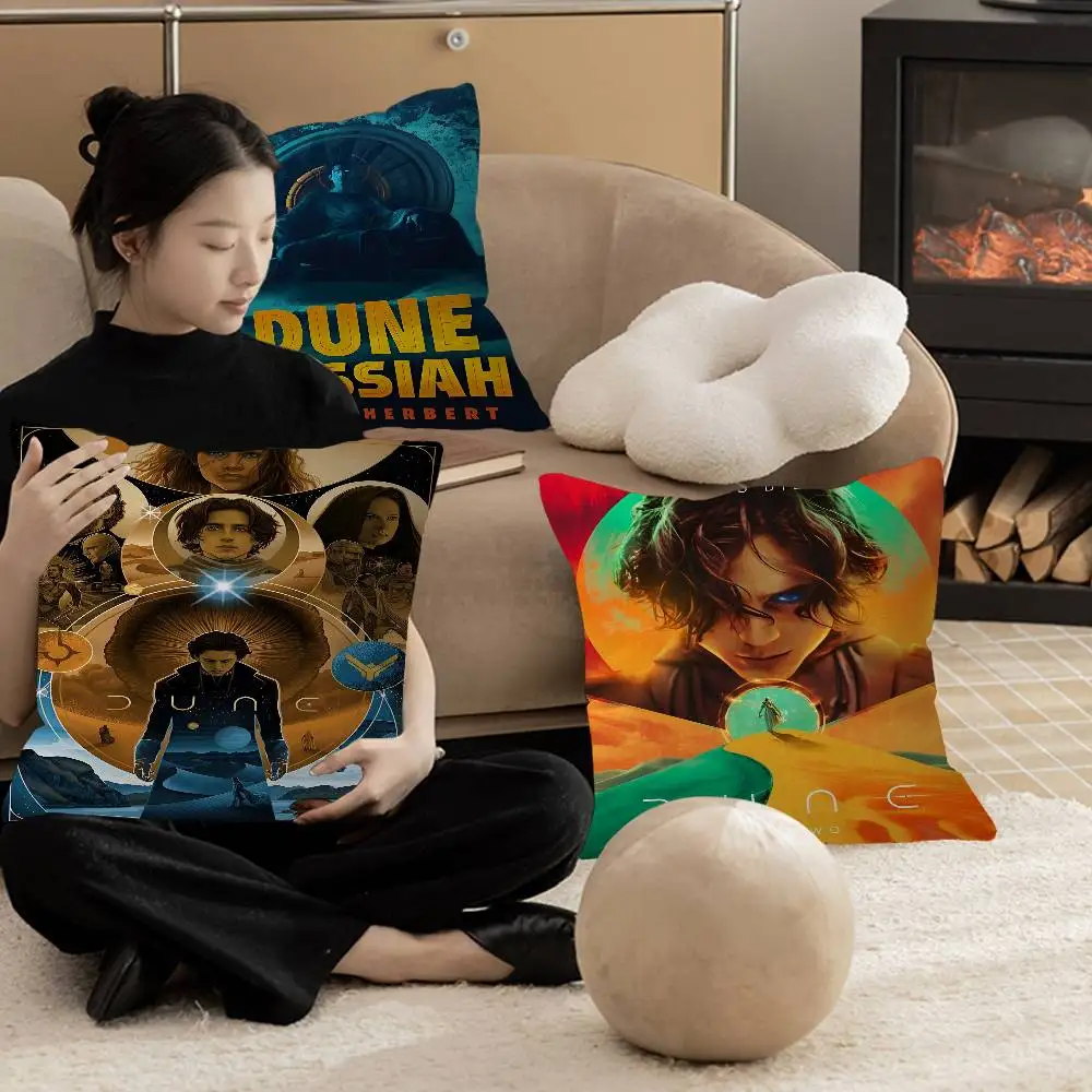 الكثبان الرملية الجزء 2 2024 الخيال العلمي فيلم غرزة محظوظ التنين وسادة غطاء أريكة غطاء غرفة المنزل الديكور الأطفال هدية #2