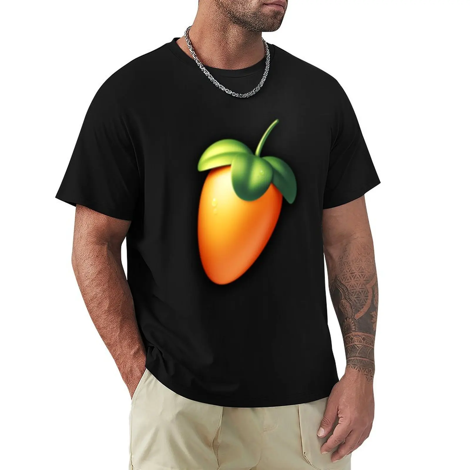 FL Studio T-Shirt cotton for a boy Blouse plus sizes funny t shirts men