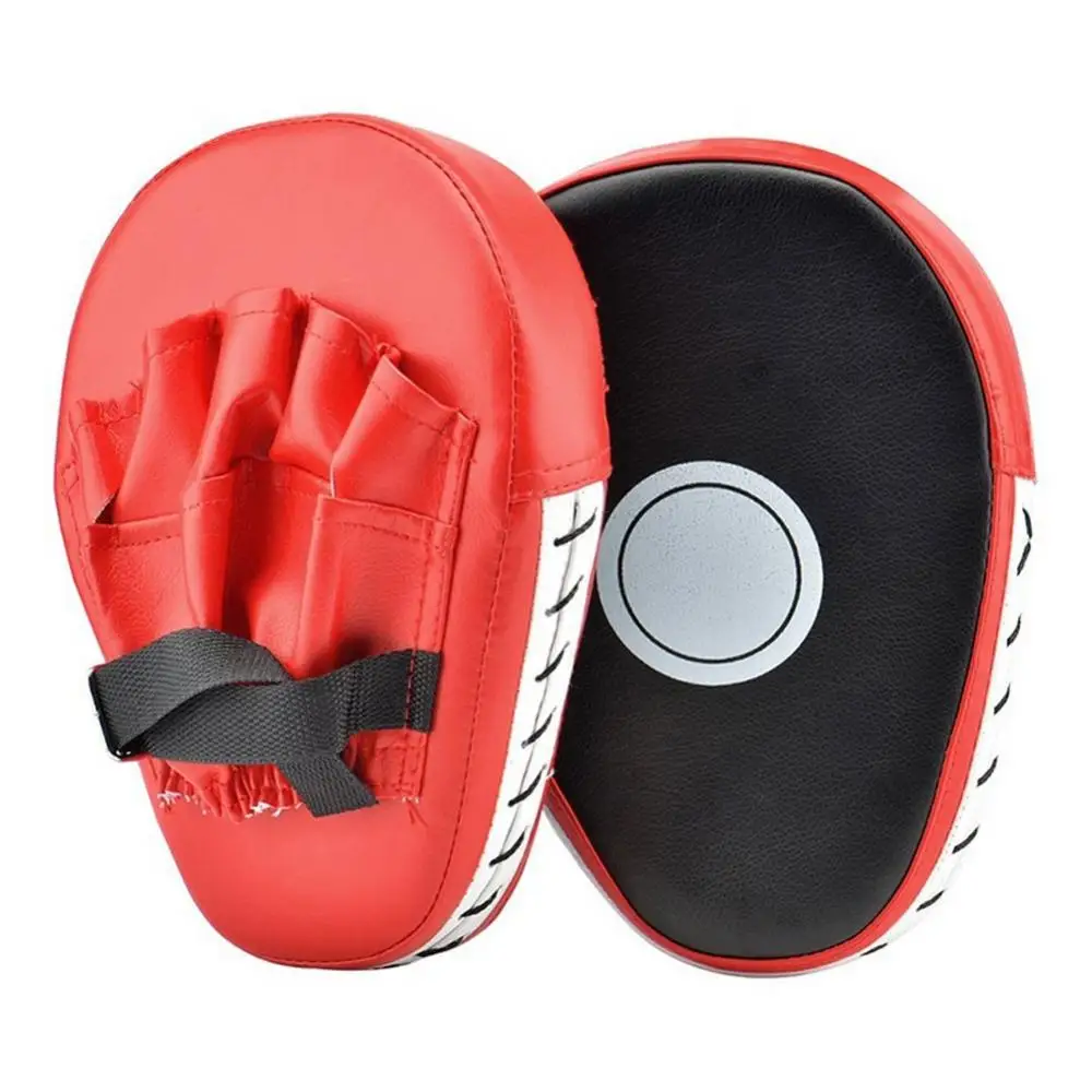 1 Pair Boxing Focus Punching Pad Hand Target Focus Punch Pad Training Fight Faux Leather Gloves Боксерский Фокус 권투 초점 펀치 패드