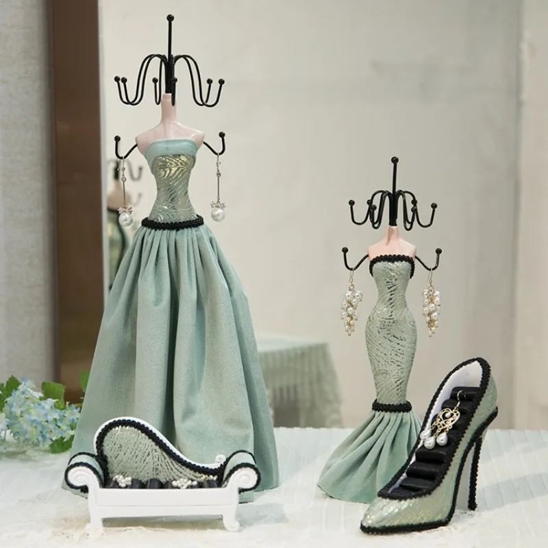 عرض المجوهرات عرض موقف كبير حلقة القرط تخزين الرف سيدة المجوهرات المنظم الرف المعارض سوار قلادة حامل