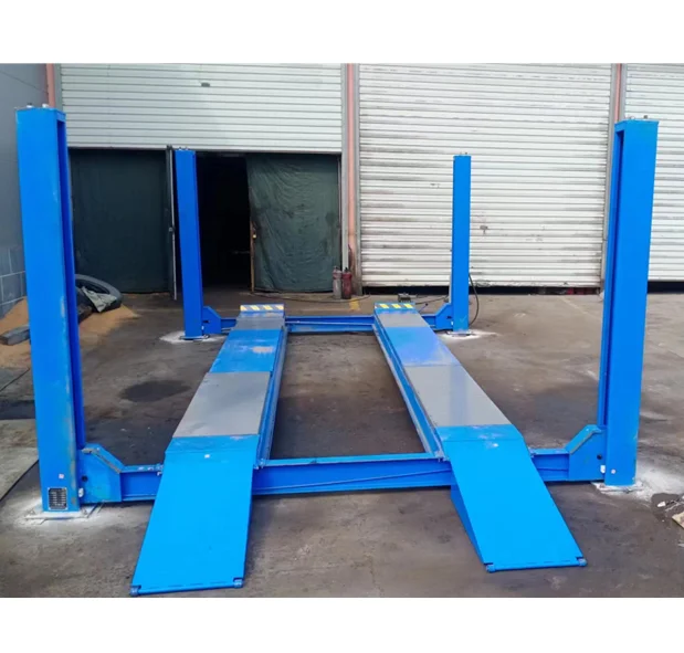 Best Quality Hydraulic Wheel Alignment Four Post Car Lift with 4000kg Capacity and CE Certification 4 Post Car Lift Machine