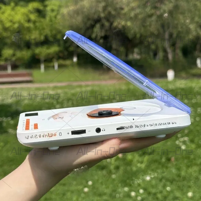 Portable CD Player Personal CD Walkman Music Album Disc Player with Bluetooth Transmitter for Home Travel Outdoor Use