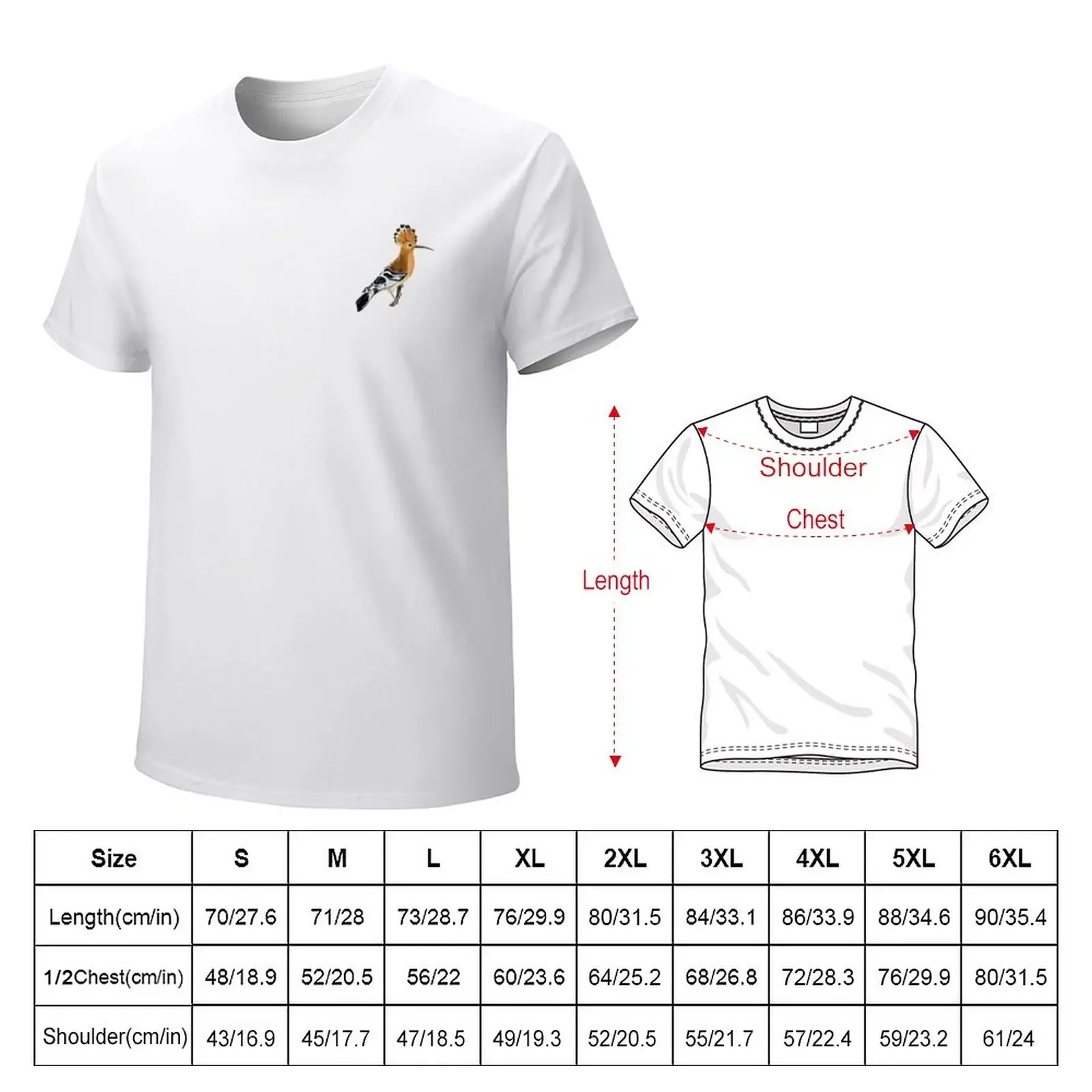 Hoopoe T-Shirt plain new edition tops designer t shirt men