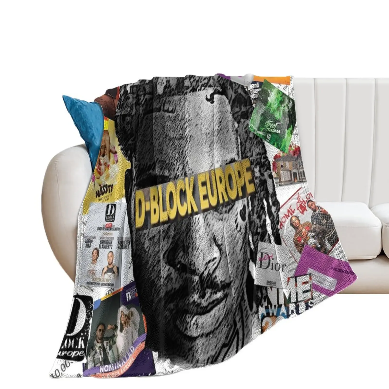 D BLOCK EUROPE SCRAPBOOK Throw Blanket Decorative Sofas heavy to sleep Blankets