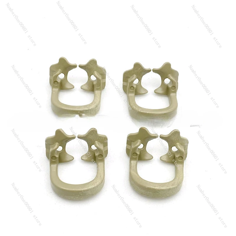 Dental Material Coffer Dam Clip Rubber Stamp Clip Deciduous Teeth Resin Clip Resi Coffer Dam