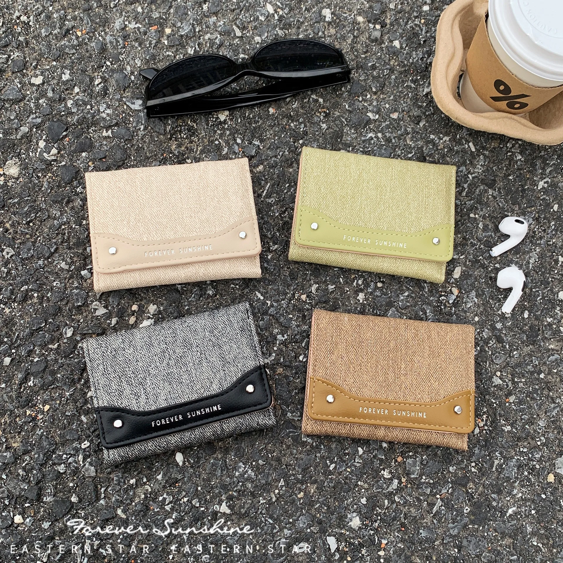 Small Coin Purse Lightweight Card Case Women'S Wallet Retro Canvas Wallet For Daily Commuting Shopping Gifts Wholesale