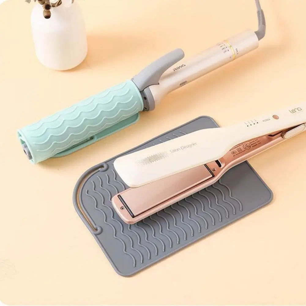 Portable Heat Resistant Mat Travling Protects Countertops Anti Scald Pads Non-Slip Silicone Pad