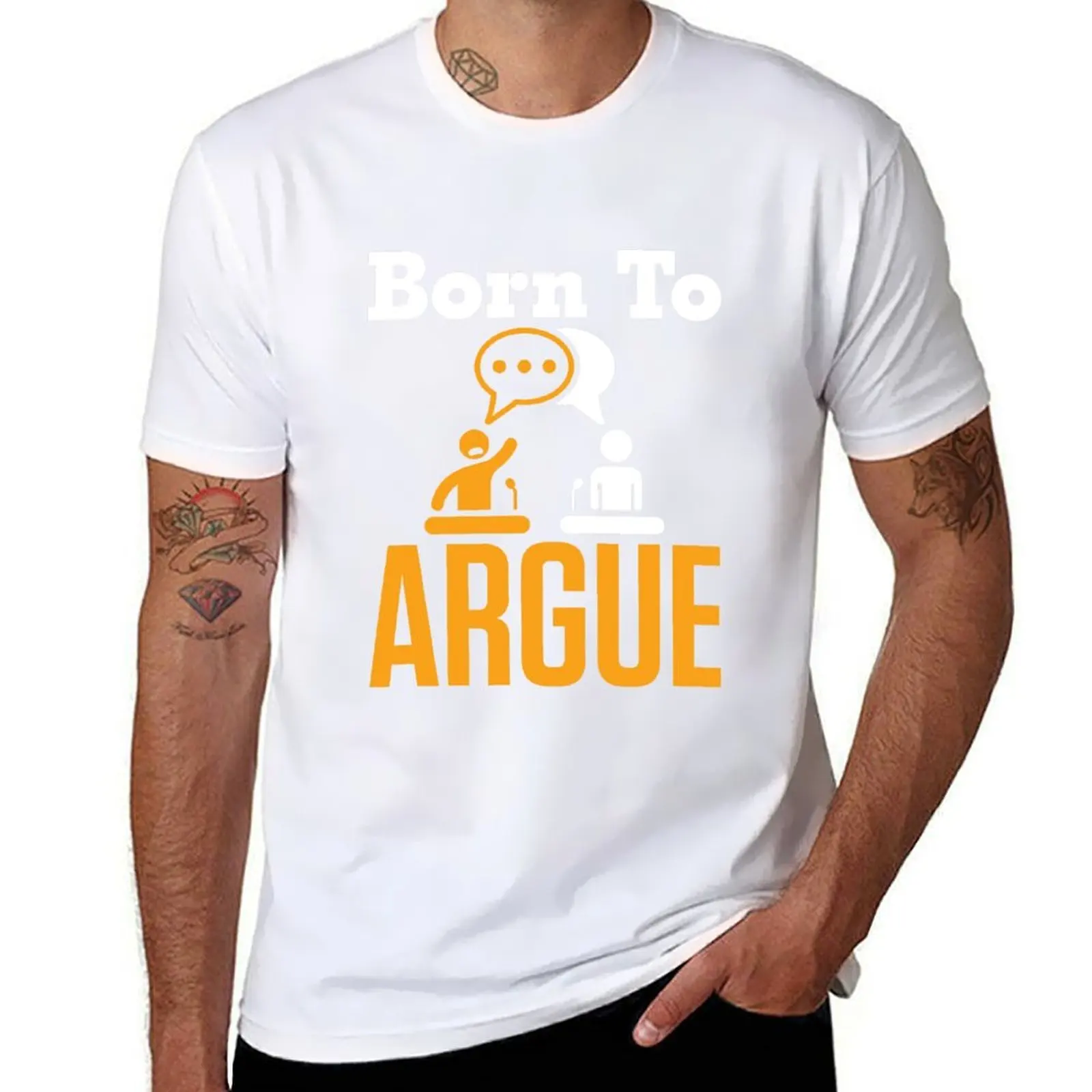 

Born to Argue Funny Debate Team Debater T-Shirt t shirts for man cotton funny t shirt man casual T-Shirt