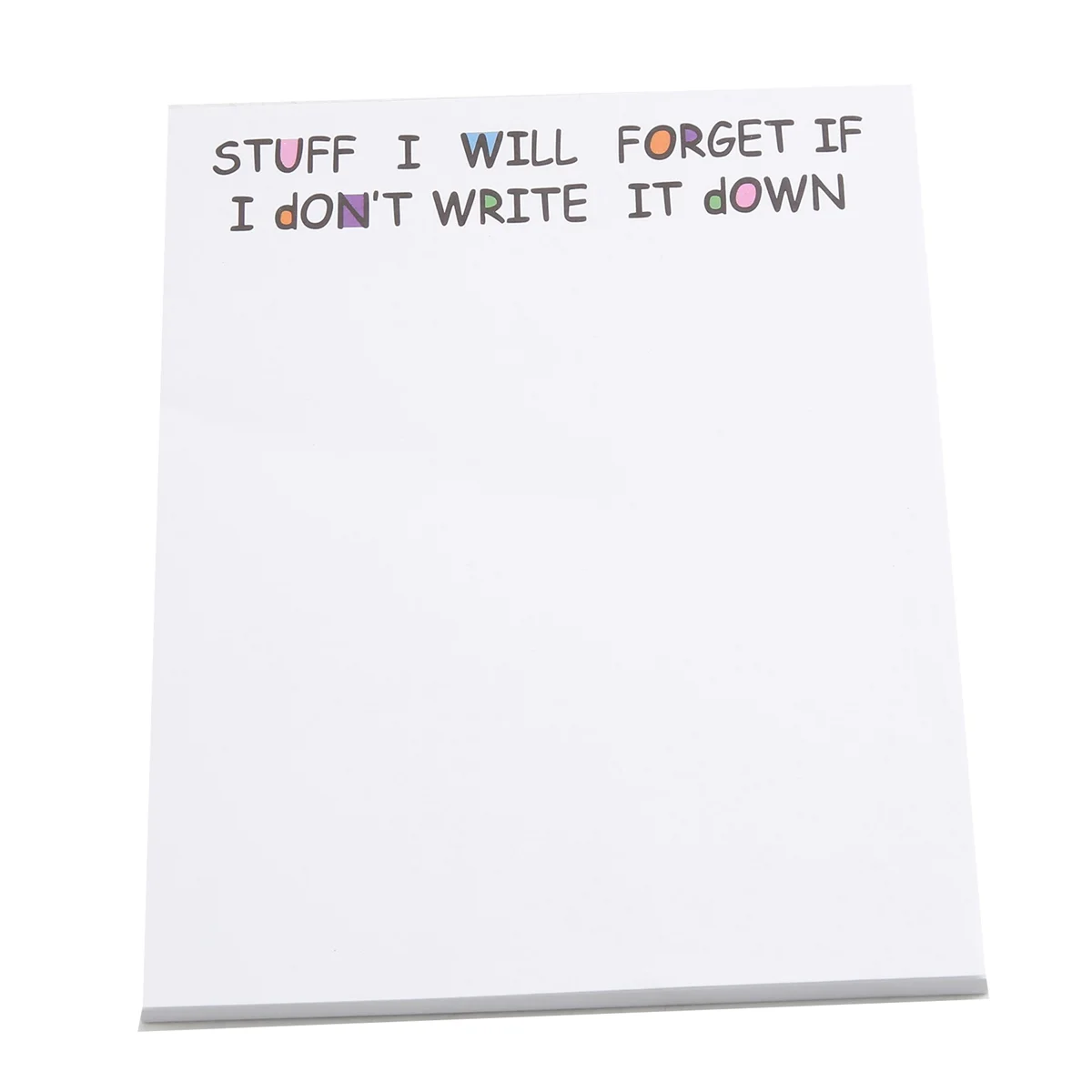 Funny Sticky Note, to Do List Notepad Funny Stationery, Office Supplies, Notebook Labels, Desk Sticky Note 50 Pages,A