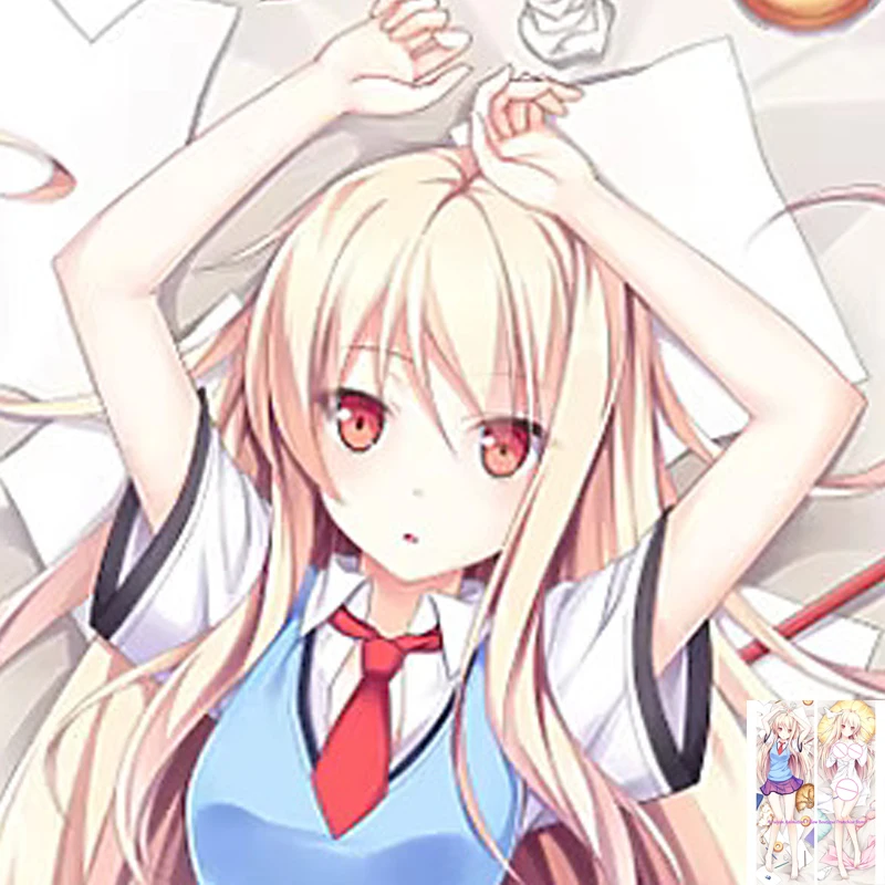 

Anime Dakimakura Pillow Case Beautiful Girl Sexy and Busty Beautiful Girl Double-Sided Halloween Decoration