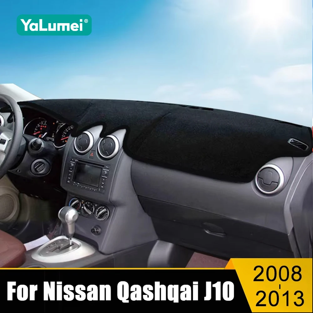 

Для Nissan Qashqai J10 2008 2009 2010 2011 2012 2013 коврики для приборной панели автомобиля с защитой от УФ-лучей