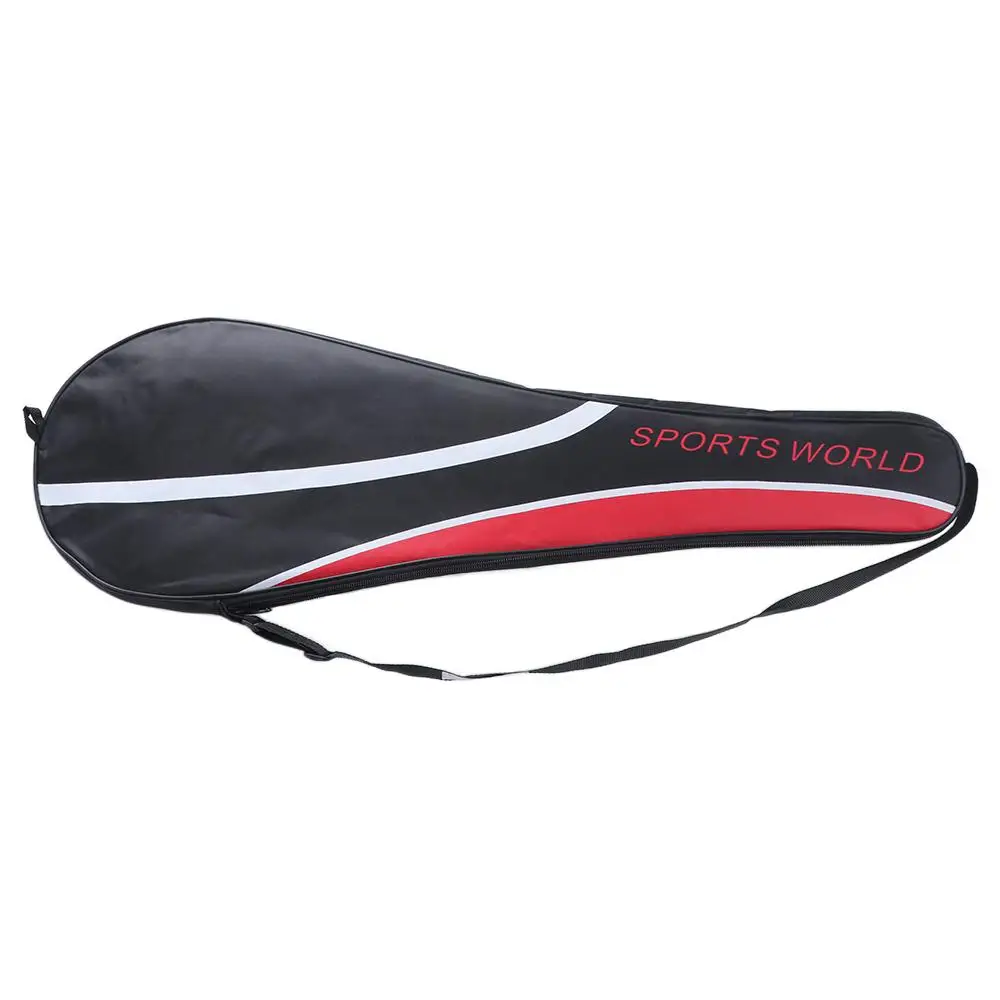 Oxford Cloth Badminton Racket Bag Adjustable Strap Racket Organizing Shuttlecock Bag Racket Cover Shoulder Bag Racquet Sports