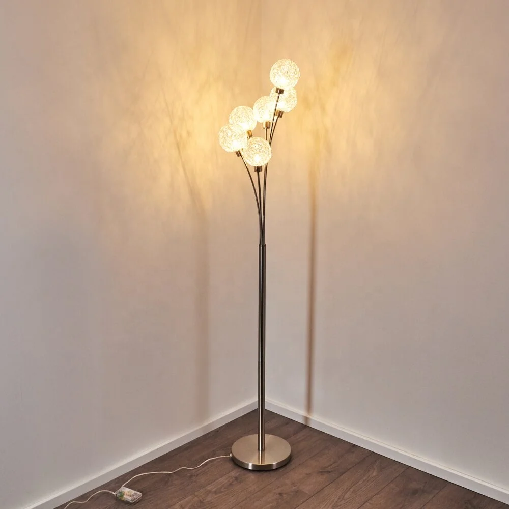 

28w Adjustable LED Corner Light Living Room Standing Lamps 6 Light Heads Bedroom Led Floor Light
