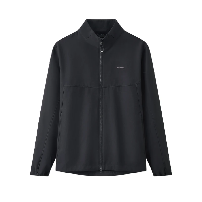 Naturehike herenjas van zachtshell met fleecevoering, nieuwe model met opstaande kraag, winddicht, waterafstotend, gemaakt van polyester, geschikt voor wandelen en dagelijks gebruik.