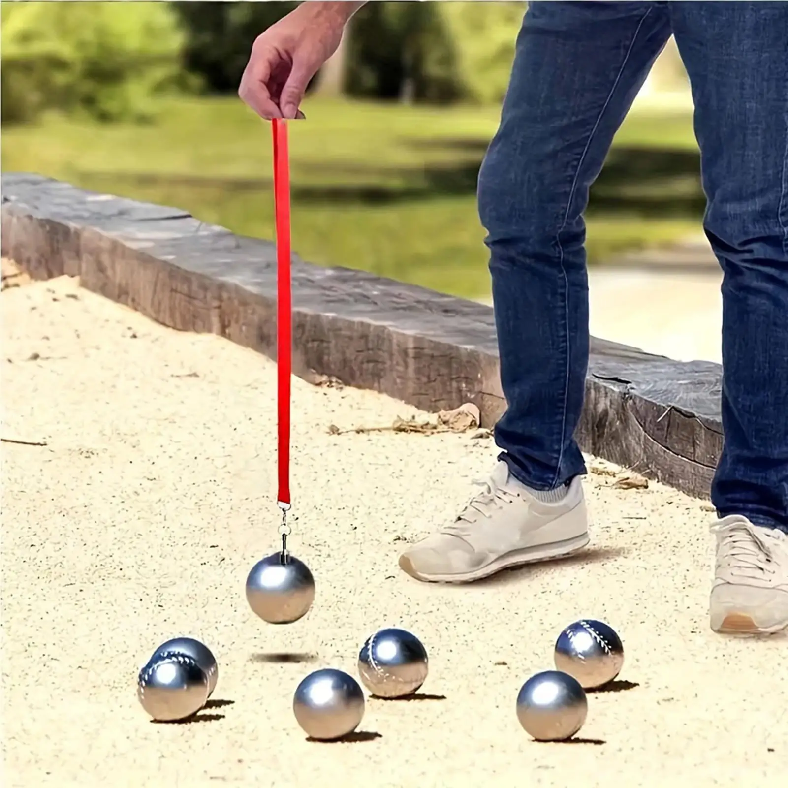 Bocce Ball Retriever Portable With Lanyard Grabber Lightweight Bocce Balls Picker Magnet For Adults Women Players Exercise