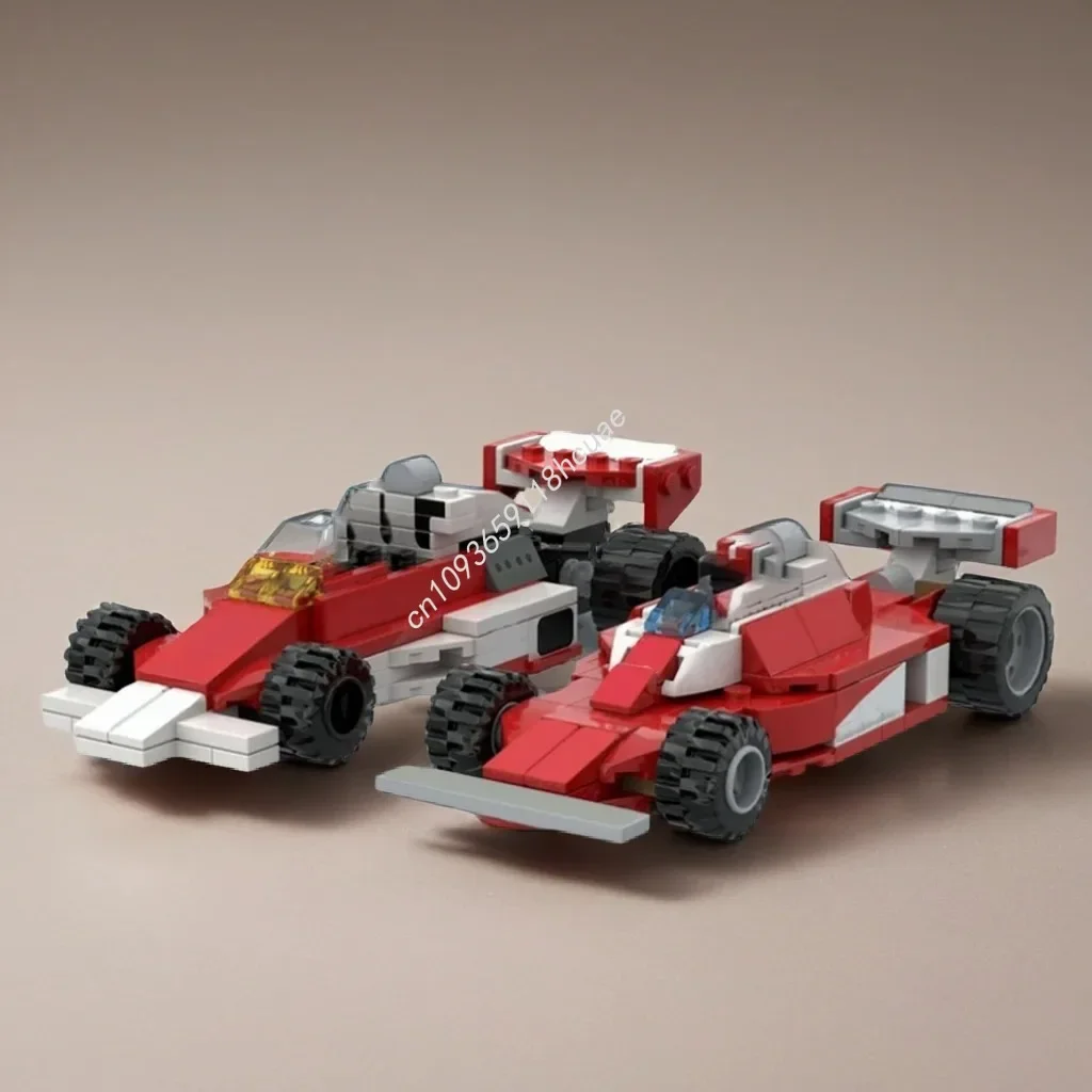 

Набор из 272 деталей MOC: Ferrari 312T2 и McLaren M23, масштаб 1:27, конструктор, подарок на день рождения или Рождество