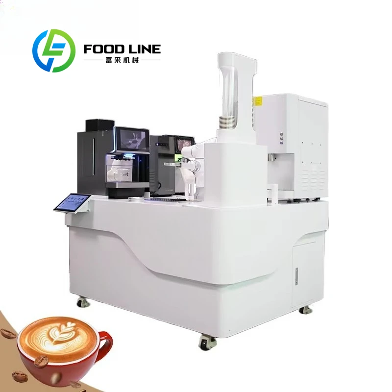 Customized New Product Coffee Latte Art Robot Vending Machine Labor-Saving Automatic Commercial Coffee Maker