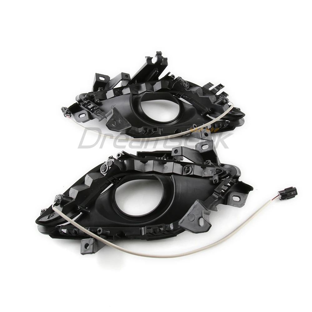 LED DRL For Mazda6 Atenza 2014 2015 2016 Daytime Running Light Driving Fog Lamp With Turn Signal Front Bumper Indicator Daylight