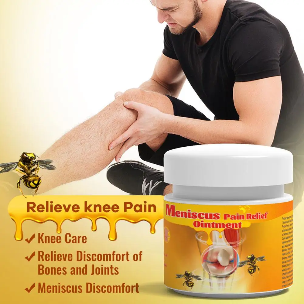 Bee Knee Pain Relief Cream Meniscus Sprain Medical Plaster Arthritis Rheumatoid Joints Analgesic Ointment Support Care 20g