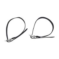2x Exercise Bike Pedal Straps Accessories Adjustable Length Equipment Generic for Bicycle Exercise Bike Cycle Home or Gym