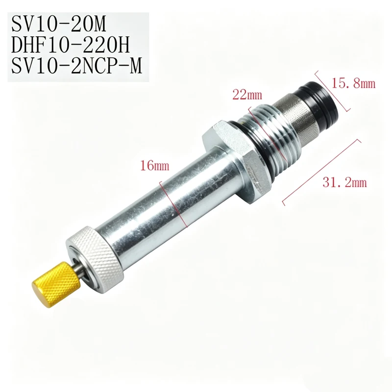 Two Position Two Usually Closed Thread Hydraulic Valve Plug-in Solenoid Valve DHF10-220H SV10-20M