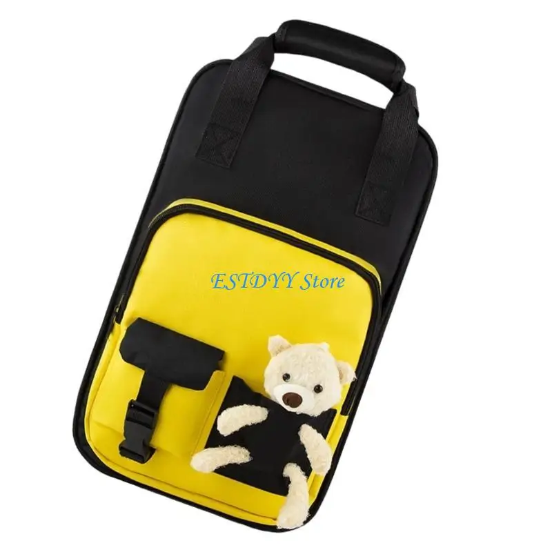 G6DE Oxford Cloth Drumsticks Bag Carrying Case Portable Drum Mallet Bag Waterproof Drumstick Case Cover Backpack