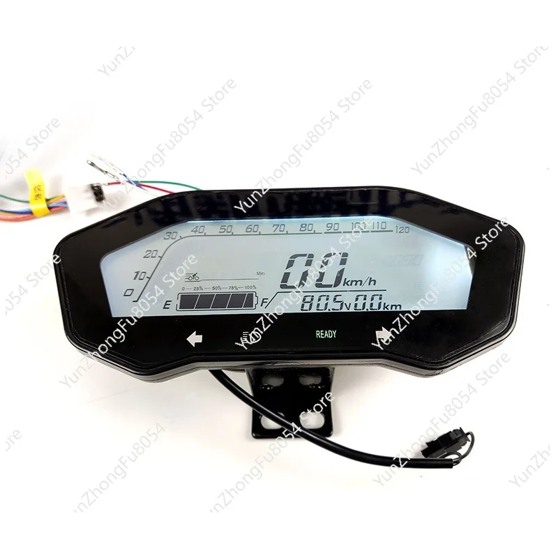Electric Vehicle Electric Friction Adjustable Large Screen LCD Screen 60v-120v One-line Pass Three-speed M3 M5 Z6