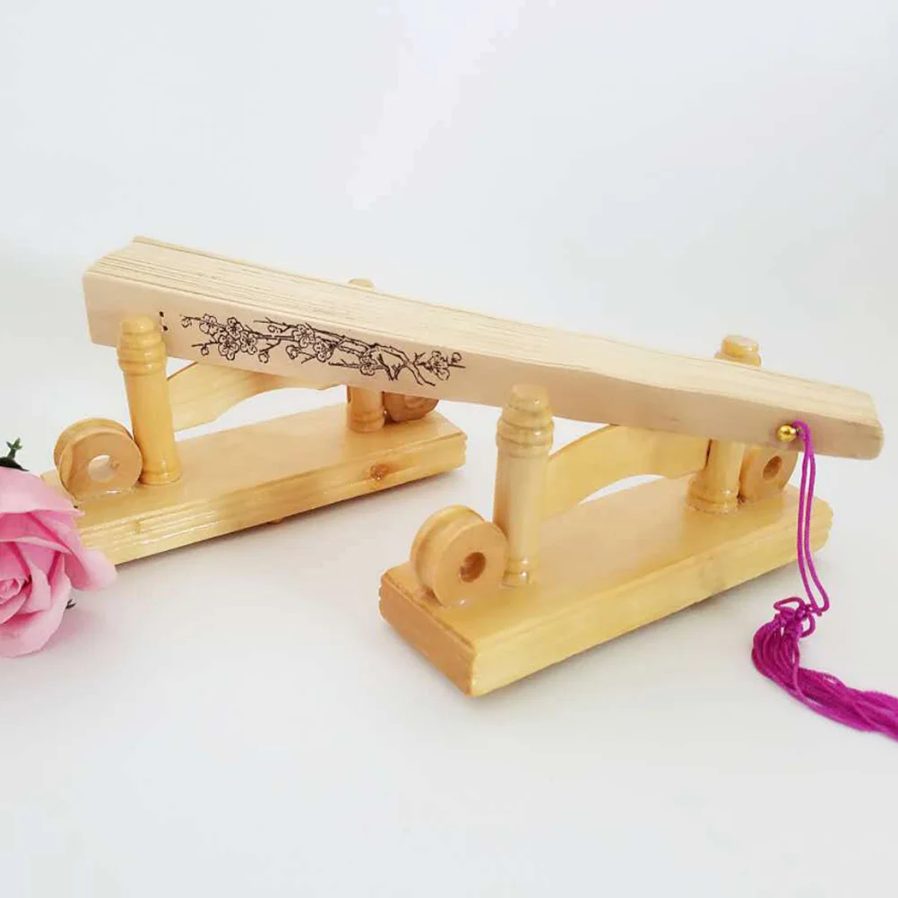 

5Pcs Oriental Style Wooden Fan Stand Sturdy Display Rack for Hand Fans Wedding Birthday Party Decor Folding Fan Stand