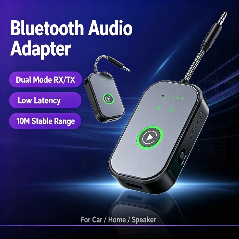 Drahtloses Überwachungssystem Bluetooth-Adapter BT6.0 TX RX Sender Empfänger Doppelverbindung für Konferenzen, Büro, TV – Bestseller