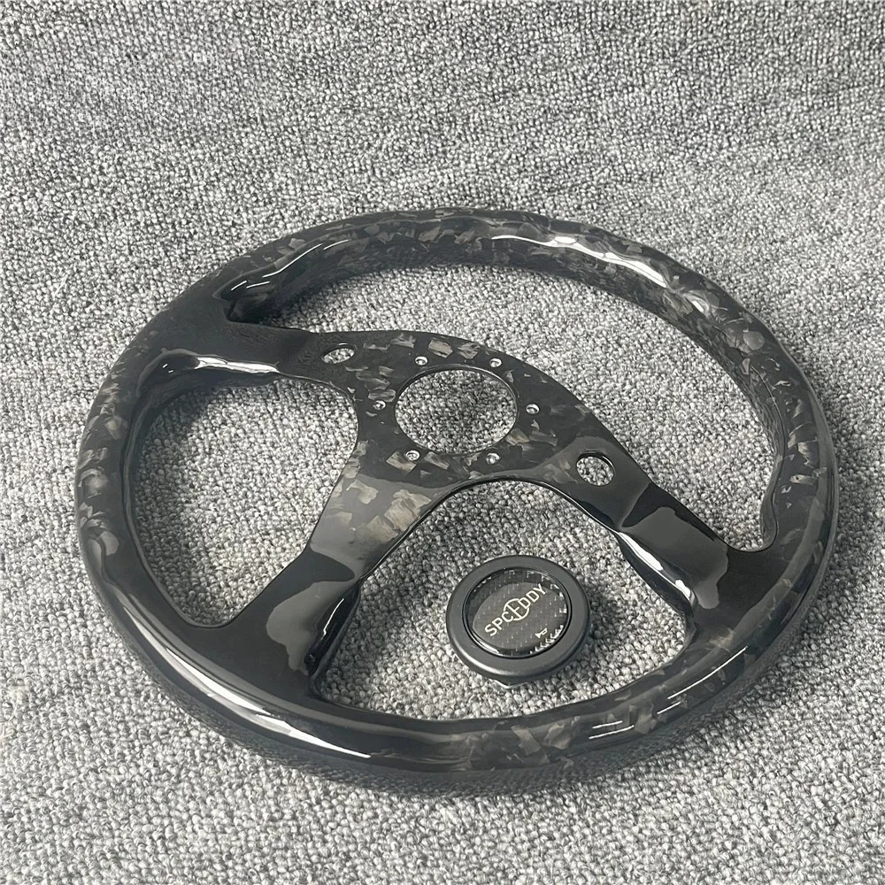 new Motorsport Spceddy 100% Full Carbon Fiber Steering Wheel Forging Craft 14inch 340mm Dirft Competitive Spirit 13inch 320mm
