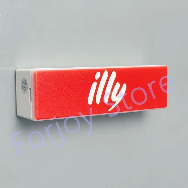 العالم الكلاسيكي القهوة شعار ضوء علامة مغناطيس الثلاجة الإيطالية أرابيكا لافاتزا الأزرق زجاجة النعناع القهوة ديكورات المنزل هدية