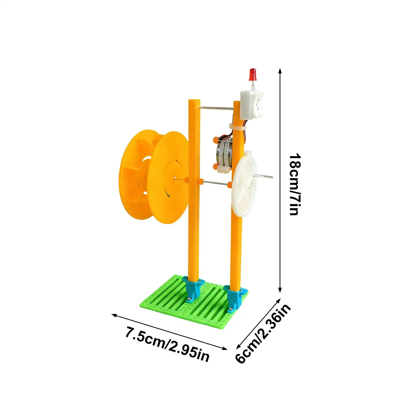 مجموعة أدوات علوم المولدات بناء كرنك اليد مولد كهرومائي للأطفال مشاريع بناء لأنشطة الفصول الدراسية للطلاب