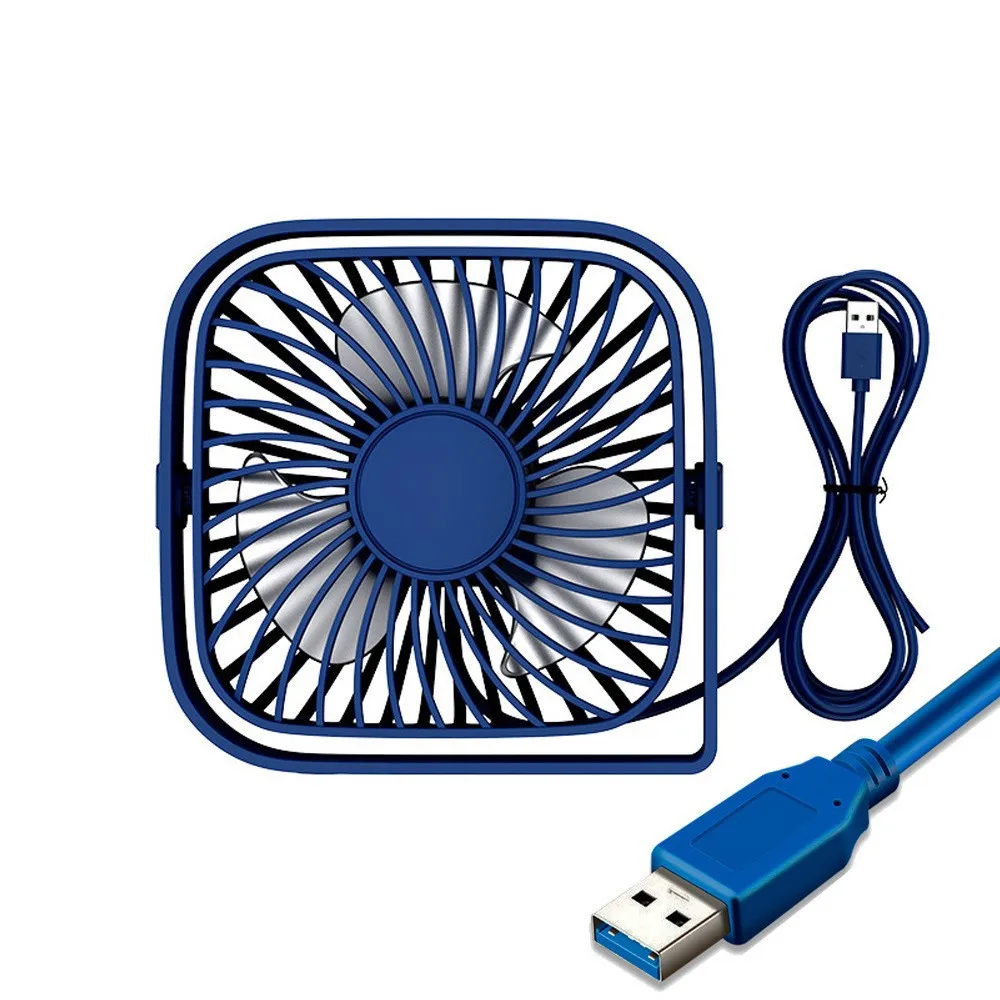 TK Mini USB Desk Fan, Portable Small Table Fan for Home & Outdoor, Quiet Operation, Strong Wind Power