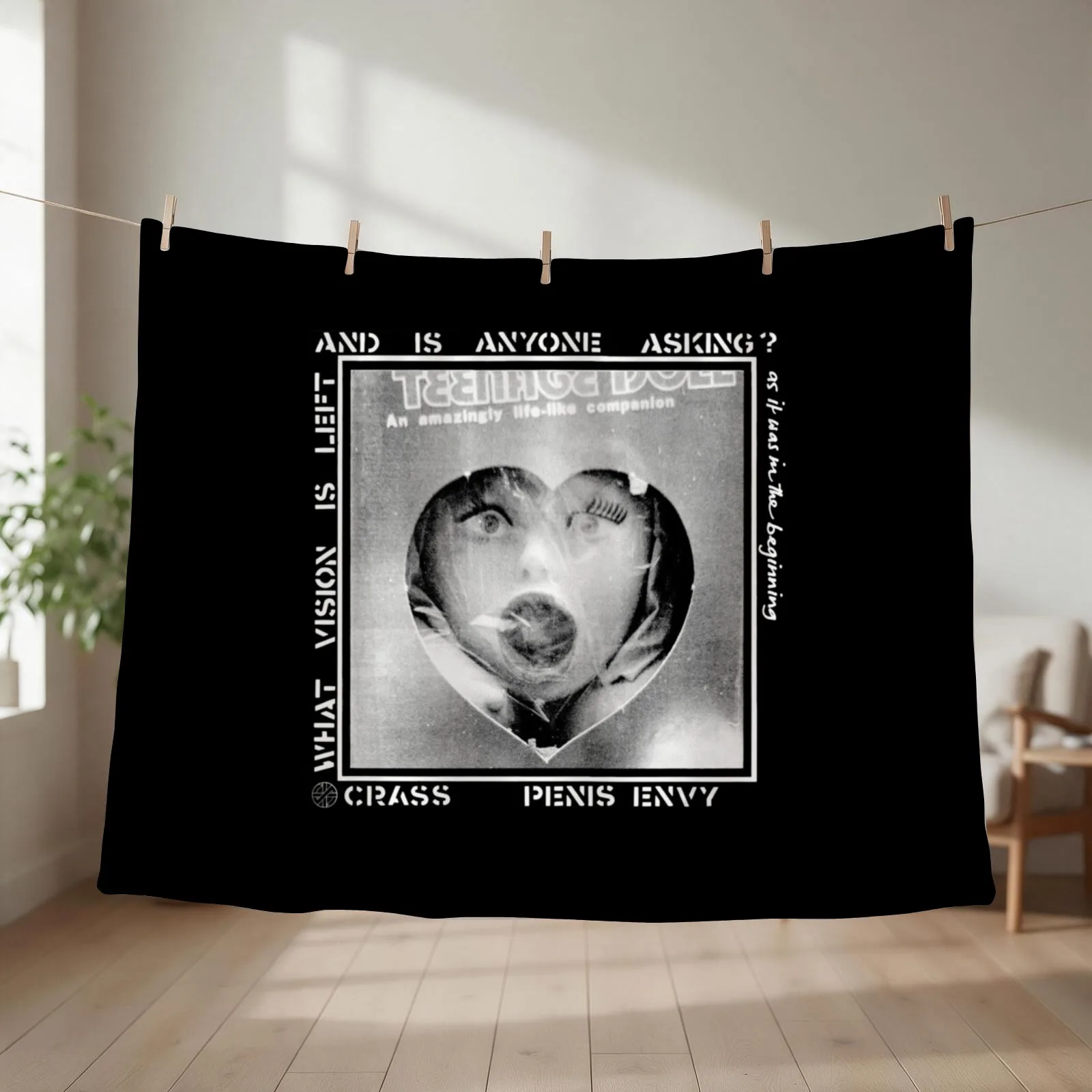 What Vision Is Left Throw Blanket couch cozy soft plush fuzzy picnic outdoor blanket