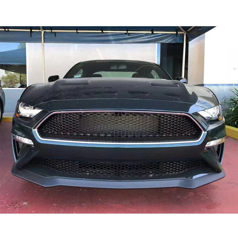 طقم هيكل جزء السيارة من BR شبكة ممتصة للصدمات شبكة مركزية سفلية لملحقات موستانج 2018-2022
