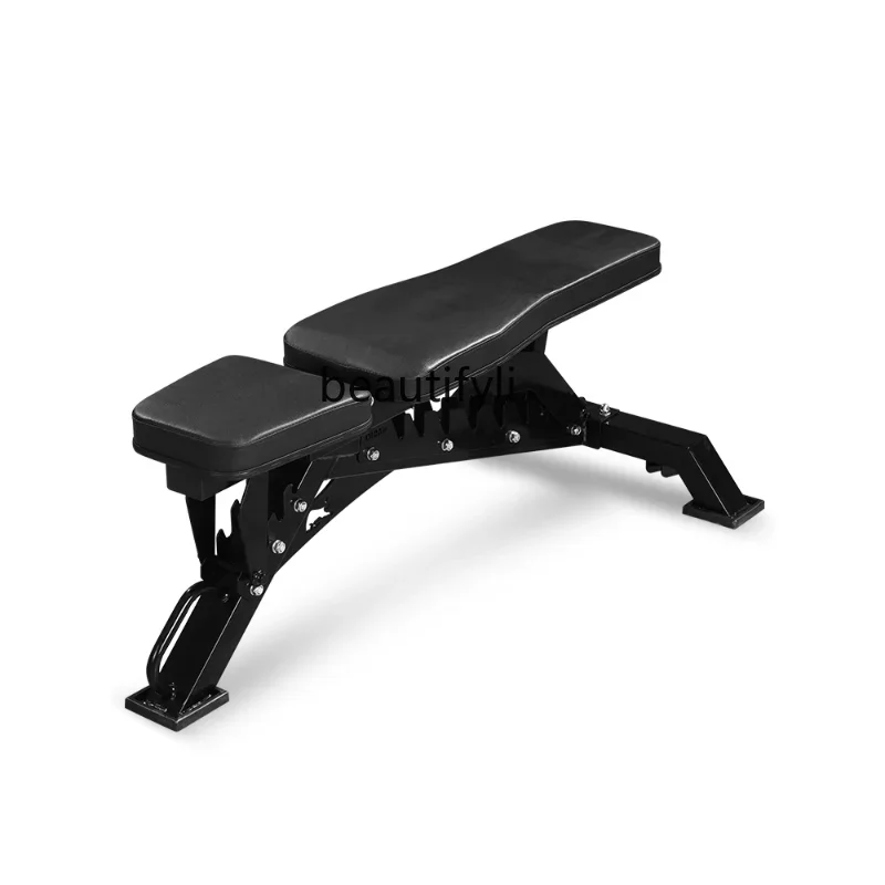 Commercial Dumbbell Bench Adjustable Flying Bird Bench Fitness Chair Multifunctional Sit-Ups Professional Press Bench