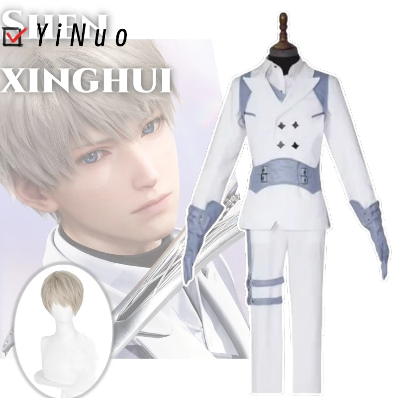 شين شينغوي أنيمي لعبة الحب والفضاء العميق تأثيري حلي الملابس شعر مستعار موحدة تأثيري الفضاء العميق هنتر مجموعة حفلة الهالوين