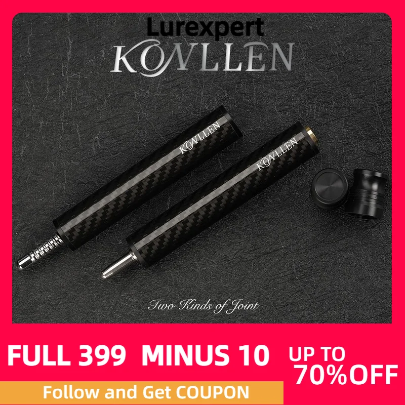 KONLLEN Middle Extension Carbon Pool Extender Billiards Extension Tool Billiard Holder Professional Aluminum Alloy Accessory