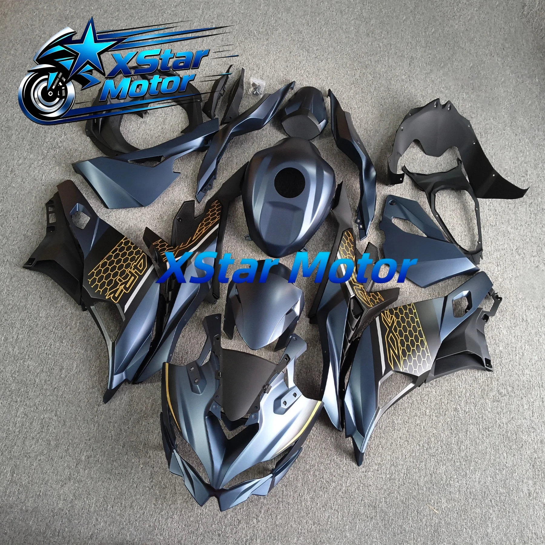 For Kawasaki Motorcycle Injection Cowling Full Green Black Printed Yellow Bodywork Fairing Kits ZX4R ZX 4R ZX4RR 2023-2026