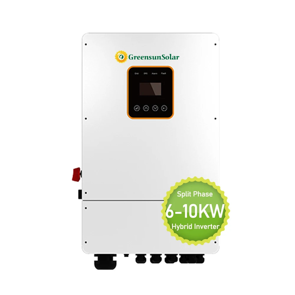 Onduleur solaire hybride, 48V, 8kW, 10kW, monophasé, hors réseau avec MPPT, vente en gros en Chine