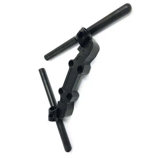 Provide Custom Motorcycle Accessories Services High Quality Custom CNC Aluminum Adjustable Handlebars Handle Bar With Clamp Kit