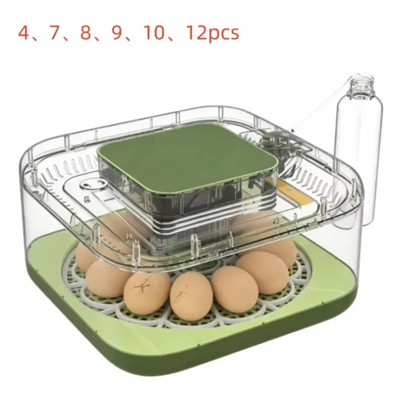 Professional Mini Egg Incubator with Automatic Turner Intelligent Temperature Control Device for Hatching Chicken Duck Goose
